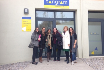 De izq a d: Clàudia ROCA HOOGSTEDER, Eva GASULL, Núria VINYOLES, De d a izq: Vero PLAJA, Mireia SALA TORRENT, Anna SANGUINETTI FERNÁNDEZ