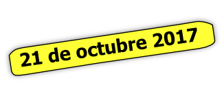 
 21 de octubre 2017